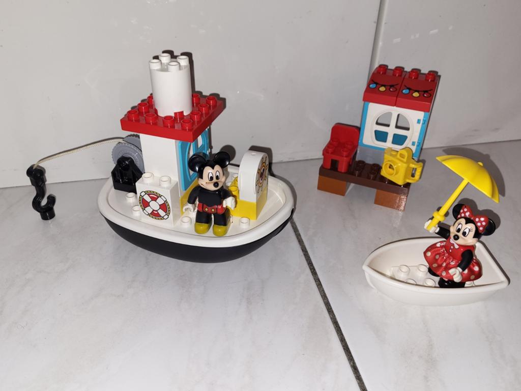 Duplo Disney Minnie en Michey Mouse boot, Kinderen en Baby's, Speelgoed | Duplo en Lego, Gebruikt, Ophalen of Verzenden, Duplo