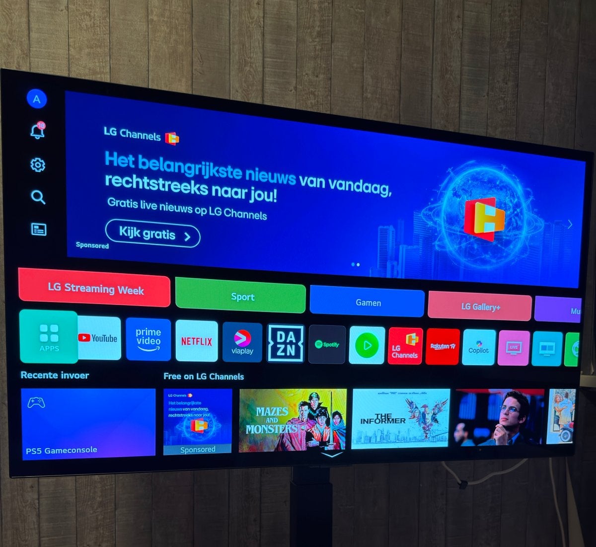 LG OLED48C56LB evo AI 48 inch OLED 4K Smart TV, Ophalen, Zo goed als nieuw, 100 cm of meer, 4k (UHD)