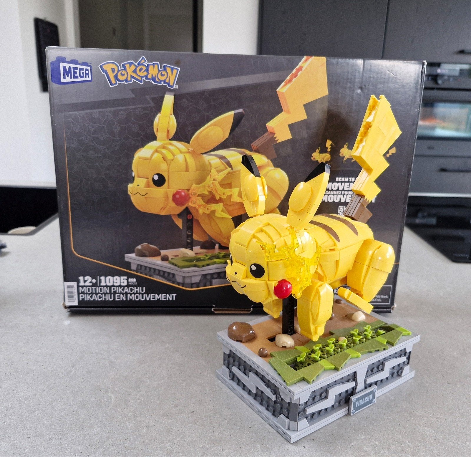 Mega Construx Pokémon Motion Pikachu, Ophalen of Verzenden, Zo goed als nieuw
