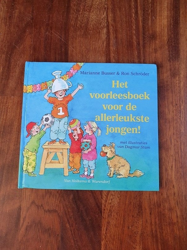 Het voorleesboek voor de allerleukste jongen  van M Busser  , Ophalen of Verzenden, Zo goed als nieuw, Fictie algemeen, Voorleesboek