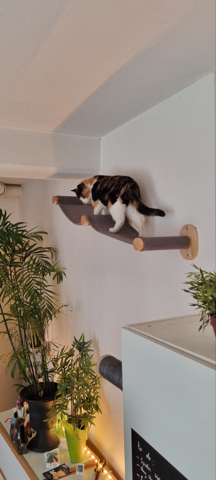 Wandmeubel kat horizontaal, Ophalen of Verzenden, Gebruikt
