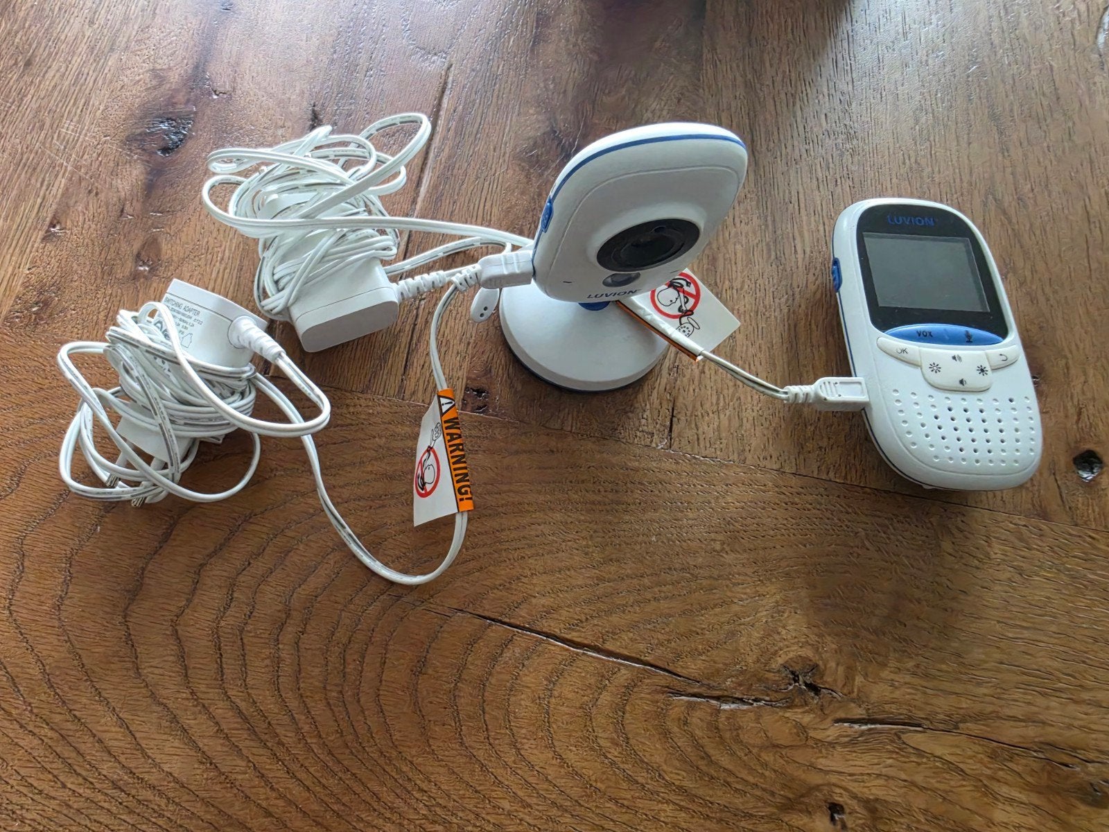 Lyvion babyfoon met camera, Ophalen