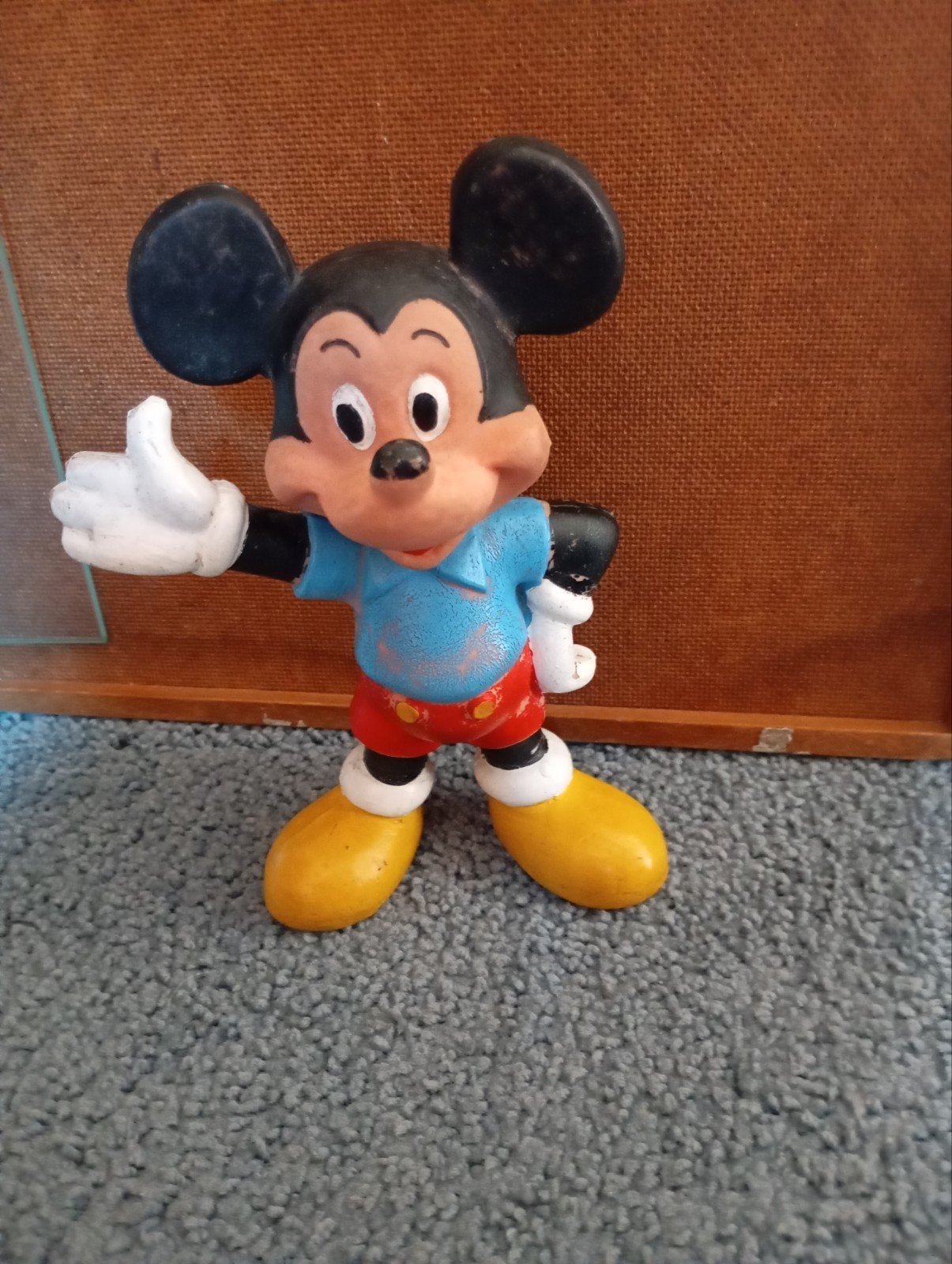 Vintage Mickey Mouse Walt Disney Productions Origineel, Ophalen of Verzenden, Mickey Mouse, Beeldje of Figuurtje
