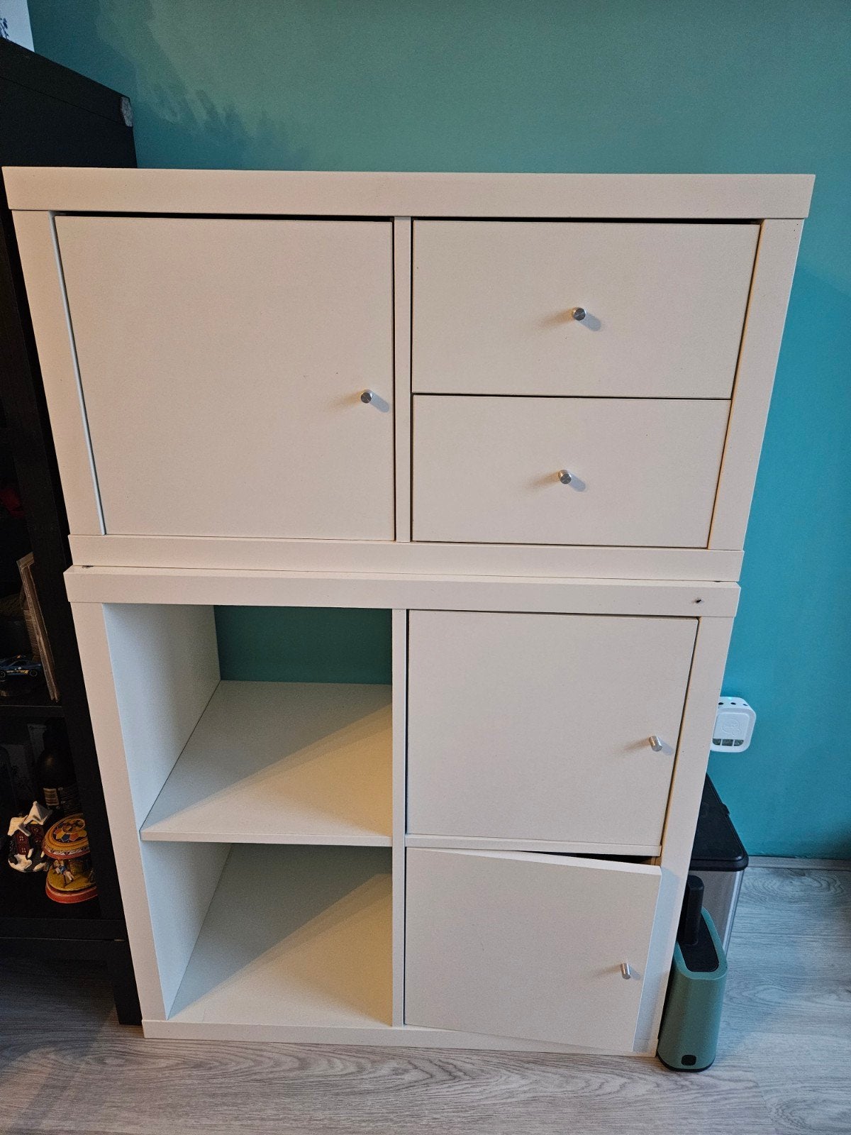 ikea kallax kasten met inzet, Ophalen of Verzenden, Gebruikt, Ikea