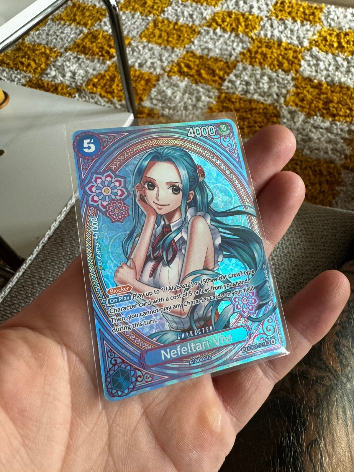Nefeltari Vivi (EB03-024) (V.3) SP mint, Ophalen of Verzenden, Zo goed als nieuw, Losse kaart, Foil