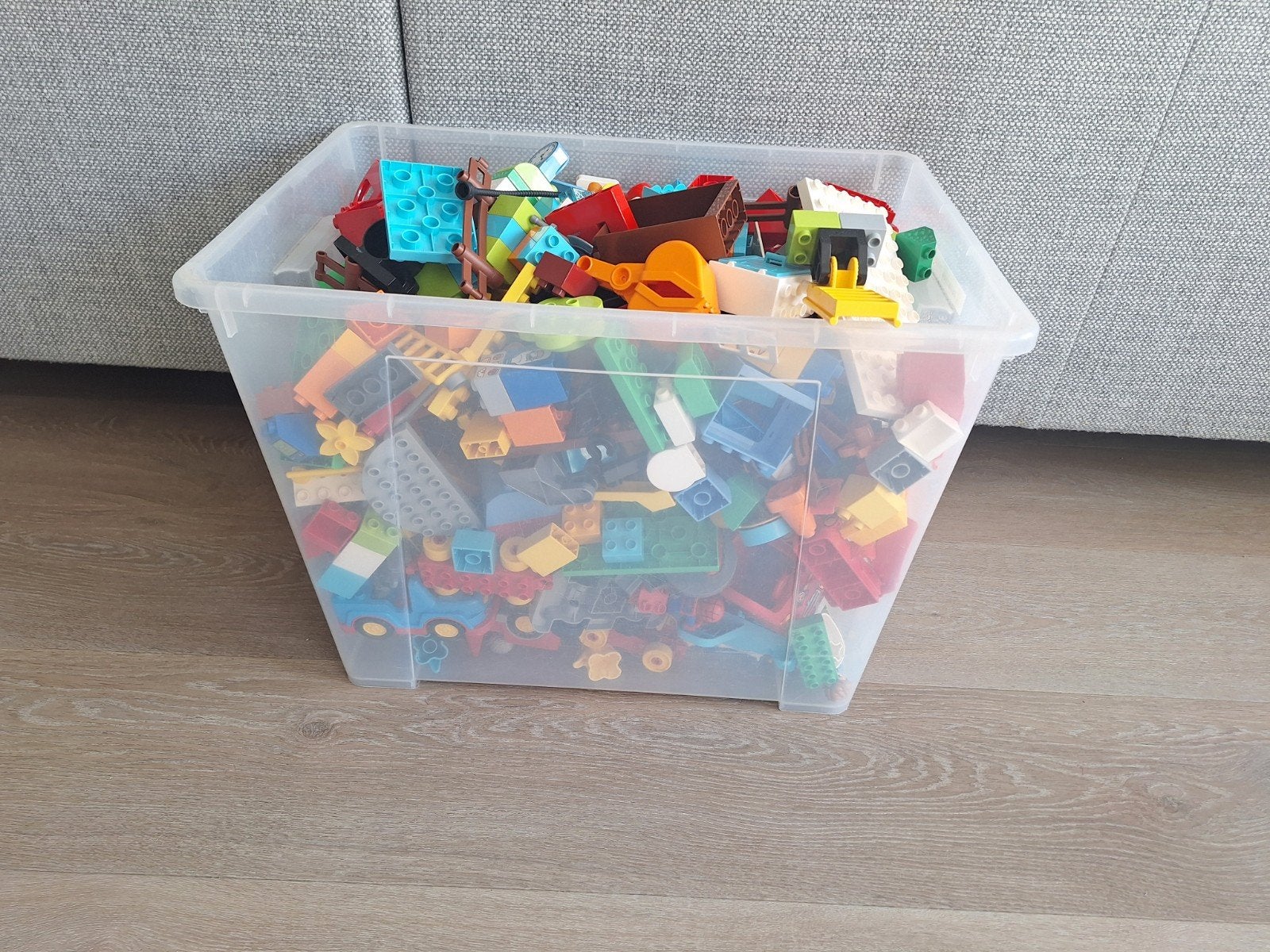 Grote collectie LEGO Duplo: treinbaan, poppetjes, voertuigen, Kinderen en Baby's, Speelgoed | Duplo en Lego, Ophalen, Gebruikt