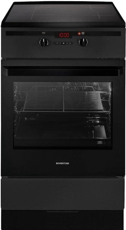 Inventum inductie fornuis VFI5042ZWA - Zwart, Witgoed en Apparatuur, Fornuizen, Nieuw, Vrijstaand, Inductie, 4 kookzones, 85 tot 90 cm