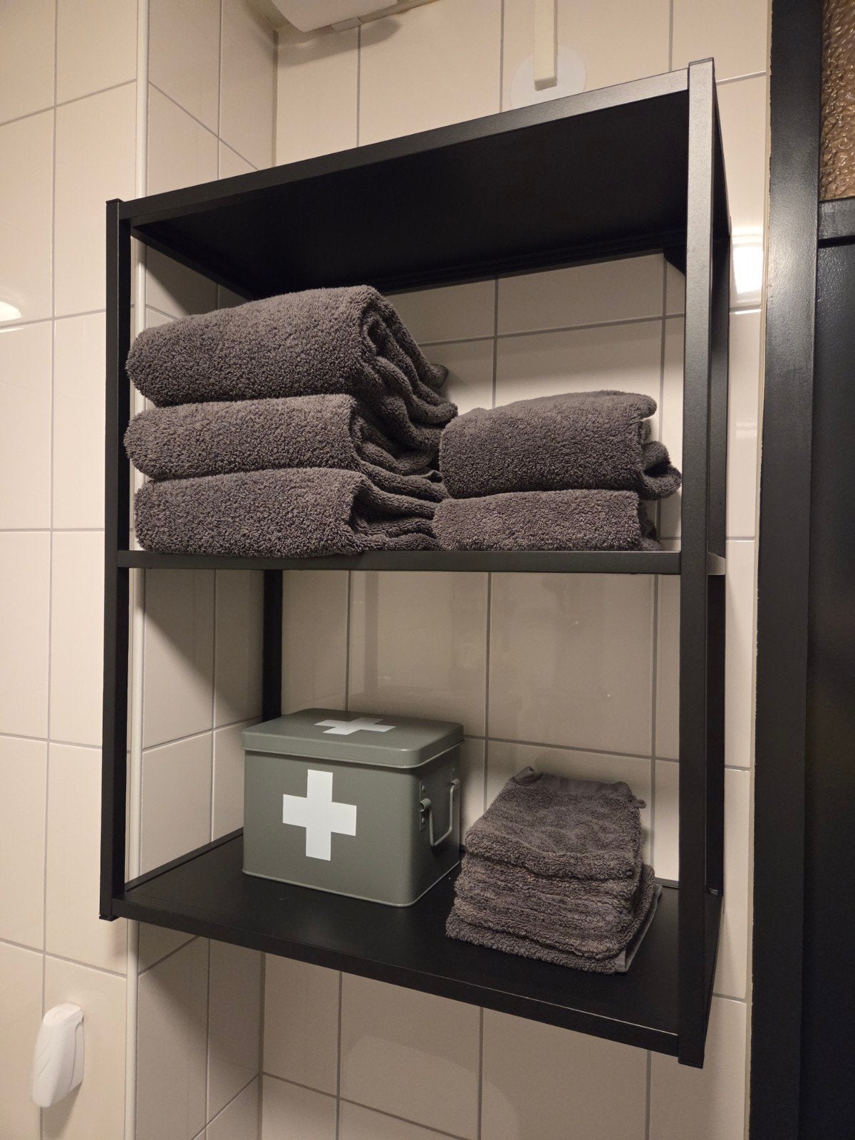 Ikea Enhet open wandkast, zwart, Ophalen, Zo goed als nieuw