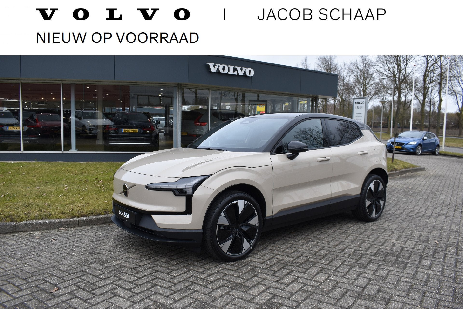 Volvo EX30 Extended Range Plus 272PK Europa 69 kWh | H&K | B, Automaat, Zwart, EX30, Leder en Stof