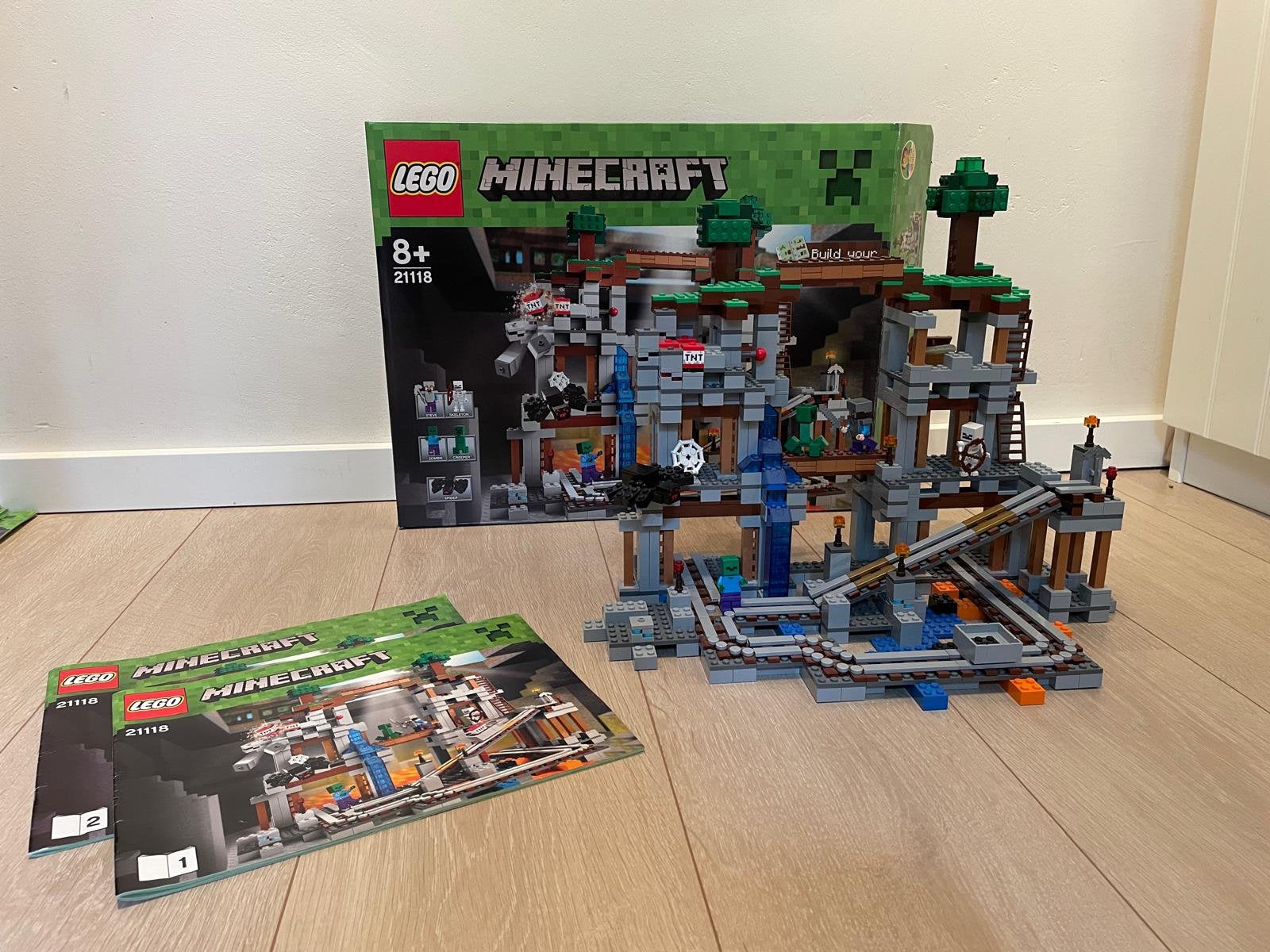 Lego Minecraft 21118 - De mijn, Inclusief instructies, Minecraft, Lego, Ophalen of Verzenden
