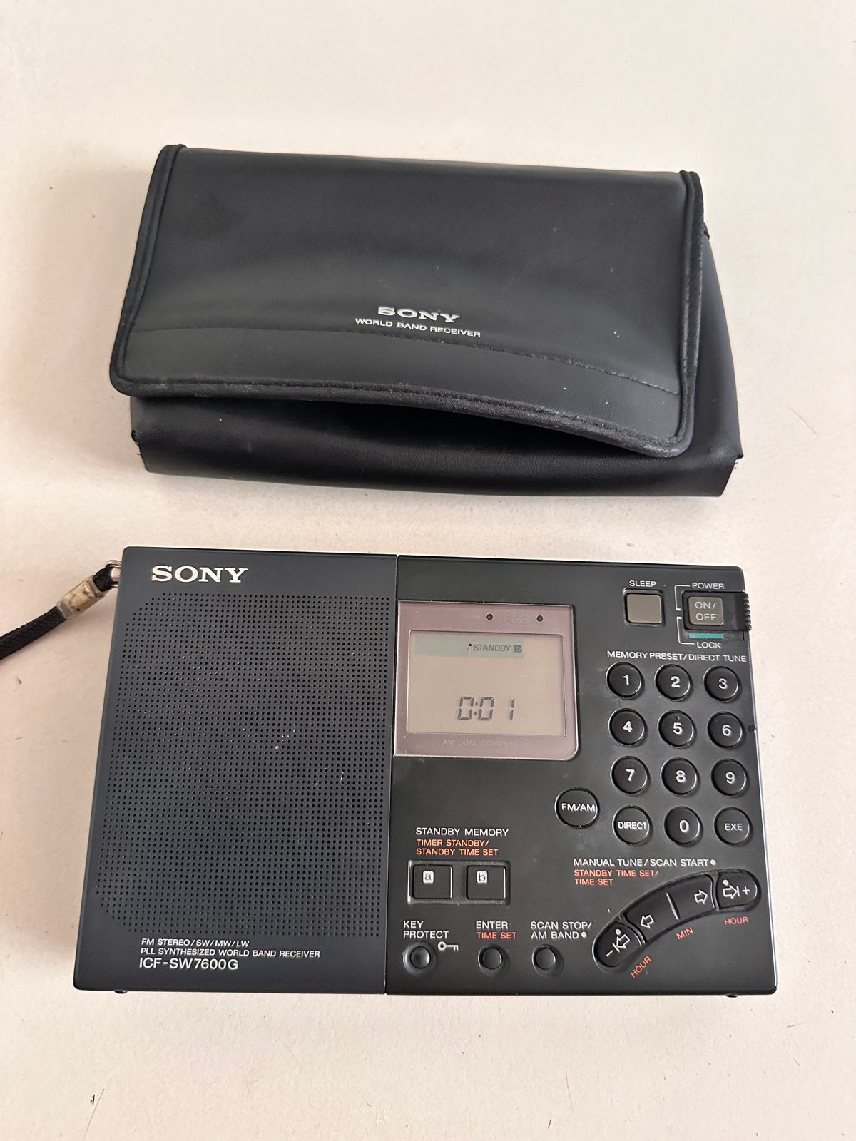 Sony ICF-SW7600G Wereldontvanger - Klassiek en Werkend, Audio, Tv en Foto, Radio's, Ophalen of Verzenden, Gebruikt, Wereldontvanger