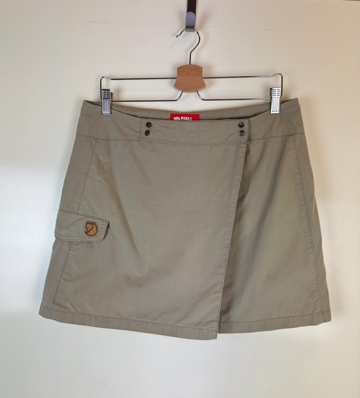 FJALLRAVEN Skort Shorts Skirt Mini Hiking Outdoor 40/M-L, Maat 38/40 (M), Beige, Ophalen of Verzenden, Zo goed als nieuw