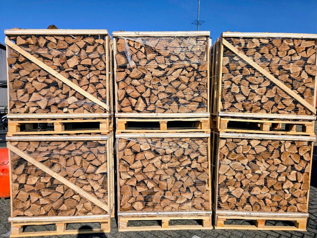 Haardhout 1 kuub kisten ovengedroogd, Tuin en Terras, Minder dan 3 m³, Ophalen of Verzenden, Blokken