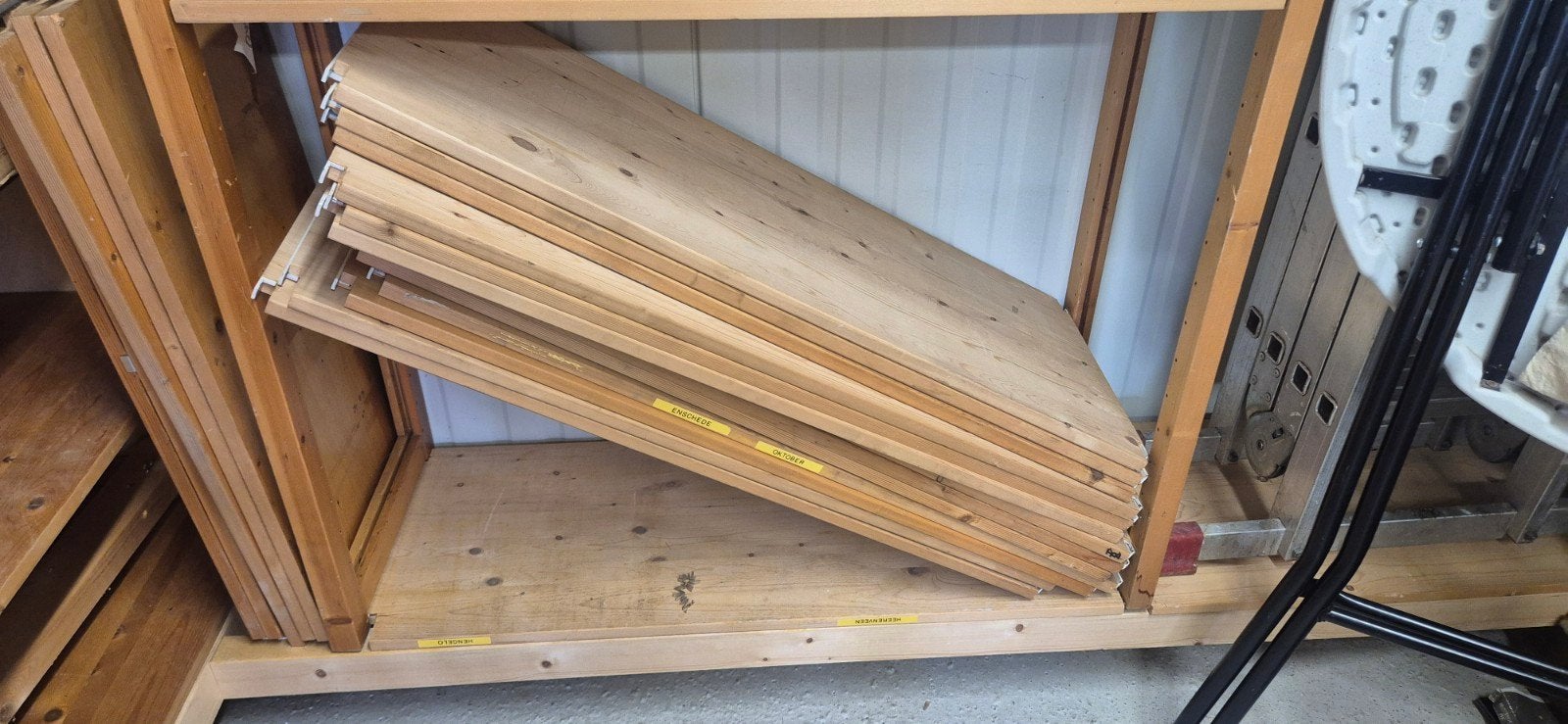 15 Lundia stellingkast planken 38x100cm, nette staat, Ophalen, Gebruikt