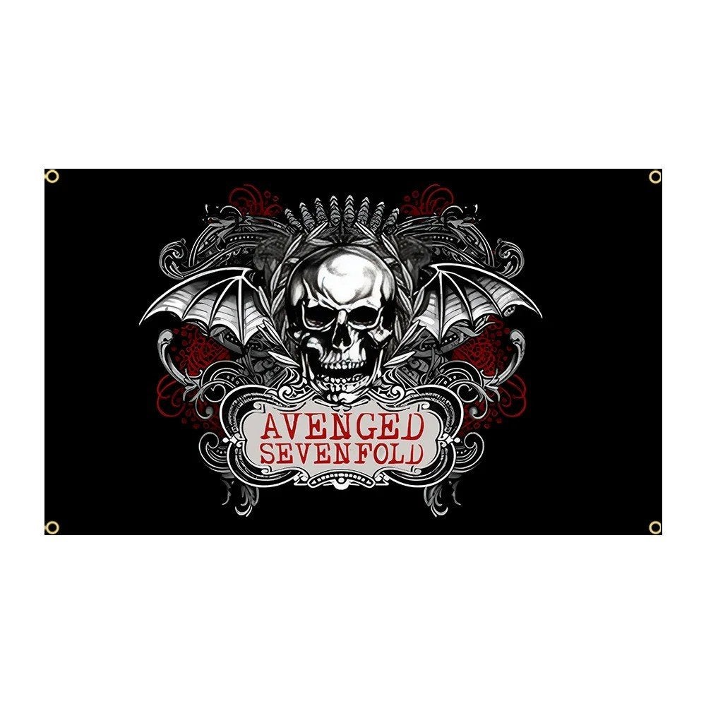 Grote vlaggen Avenged Sevenfold (150x90cm), Ophalen of Verzenden, Nieuw