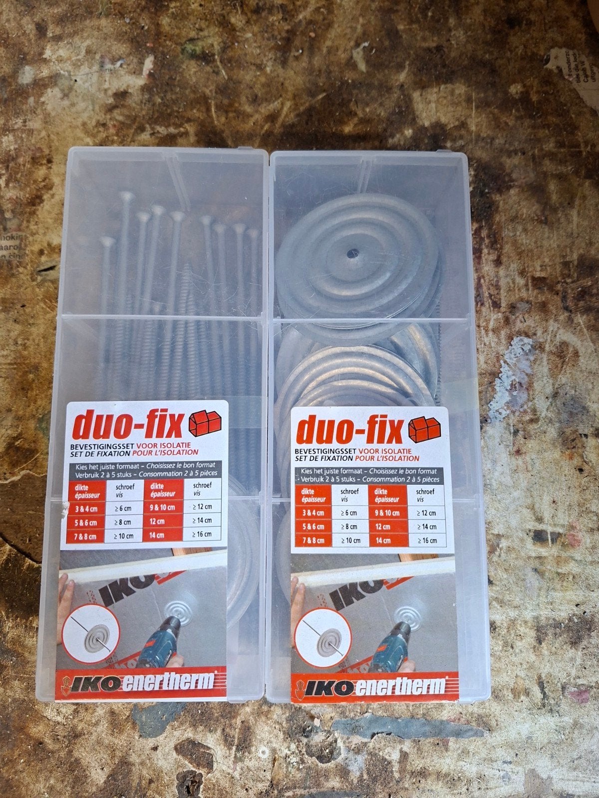 Duo-Fix Bevestigingsset voor Isolatie - IKO Enertherm, Ophalen, Nieuw
