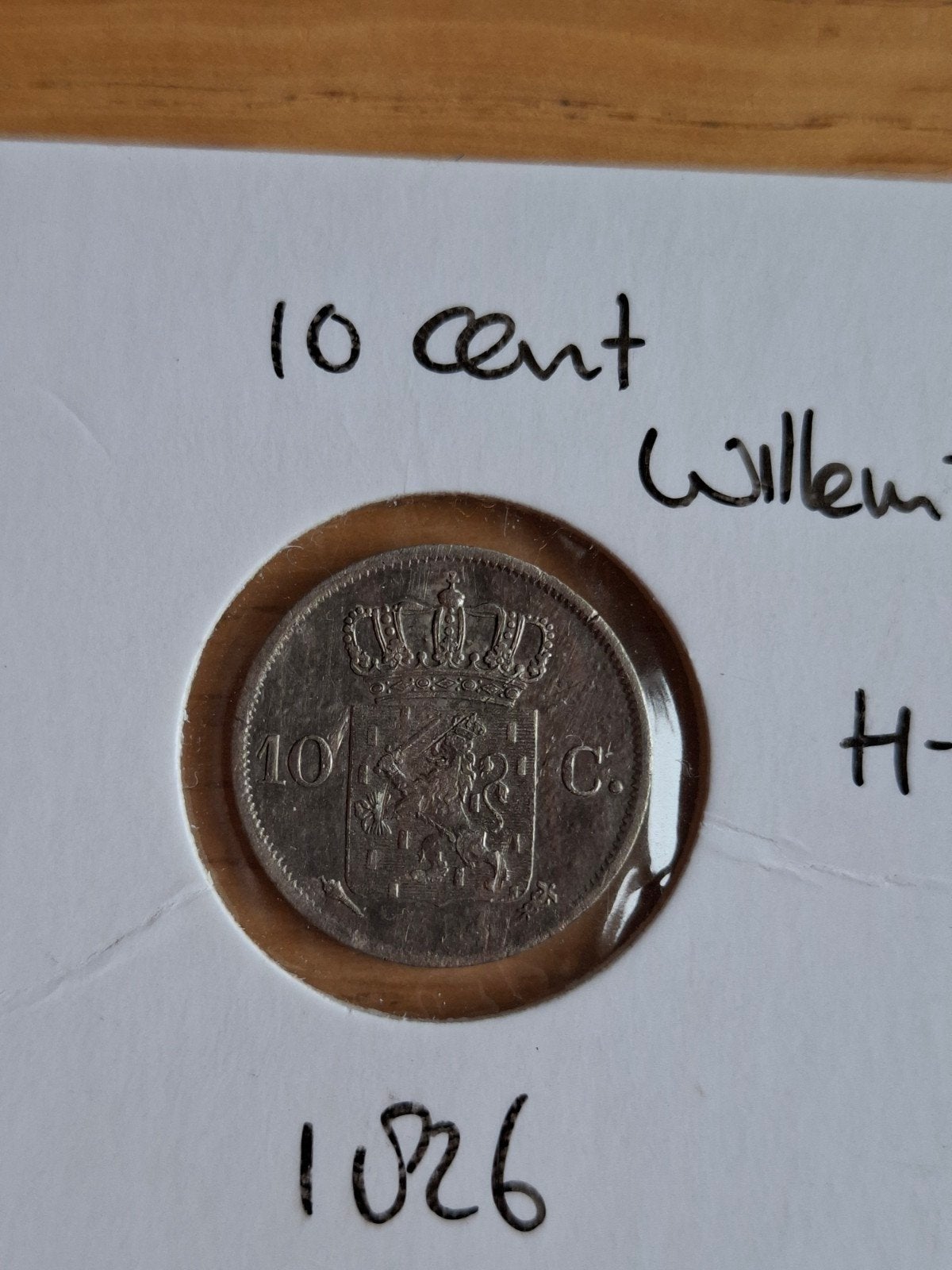 10 cent 1826 u willem 1, Ophalen of Verzenden, Koning Willem I, 10 cent, Zilver