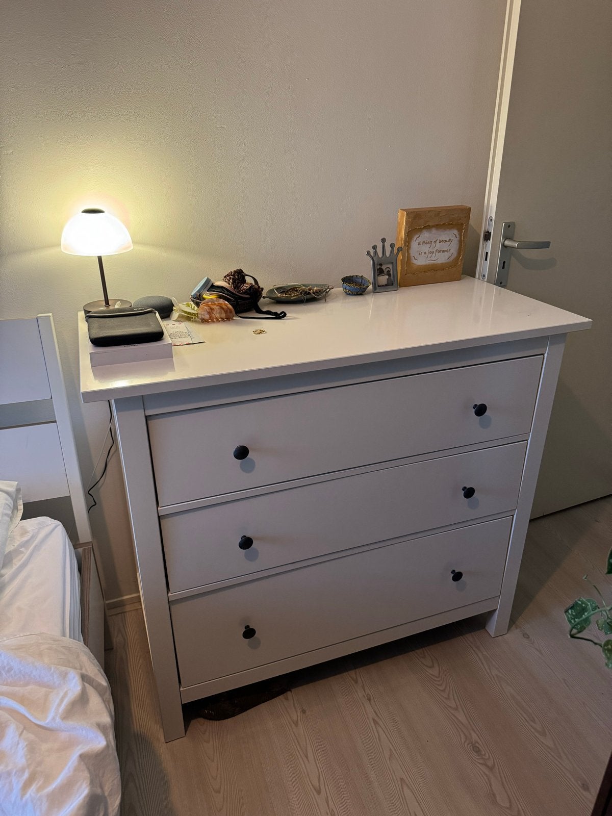 IKEA Hemnes ladekast met 3 lades, Huis en Inrichting, Kasten | Ladekasten, Ophalen, Gebruikt, 100 tot 150 cm, 3 of 4 laden