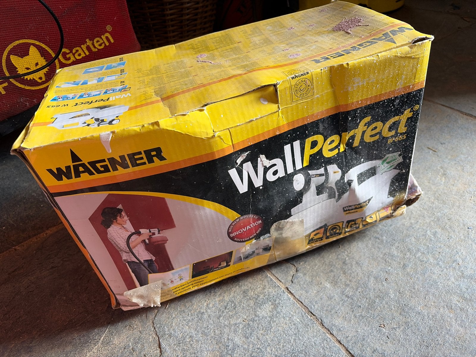 Wagner WallPerfect W665 Verfspuit, Doe-het-zelf en Verbouw, Ophalen, Zo goed als nieuw, Verfspuit of Verfpomp