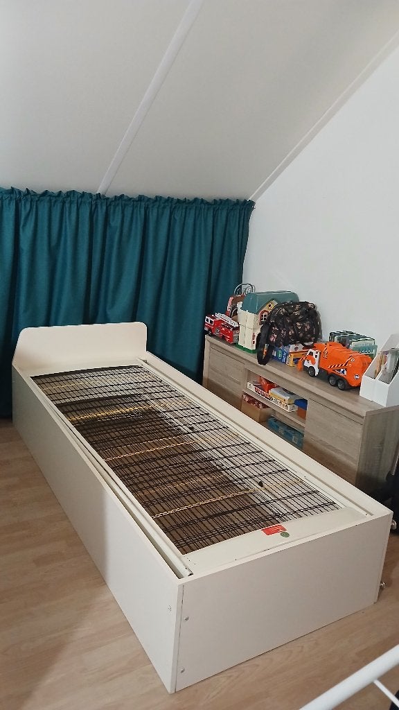 Onderschuifbed 80x200 cm (exclusief matrassen), Huis en Inrichting, Ophalen, Gebruikt, Tweepersoons, Overige maten