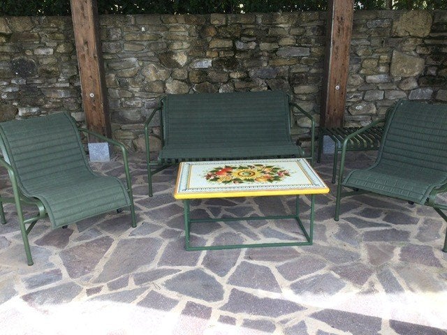 HAY Palissade Tuinkussens Set – Olive (Lounge bank + stoelen, Tuin en Terras, Ophalen of Verzenden, Zo goed als nieuw