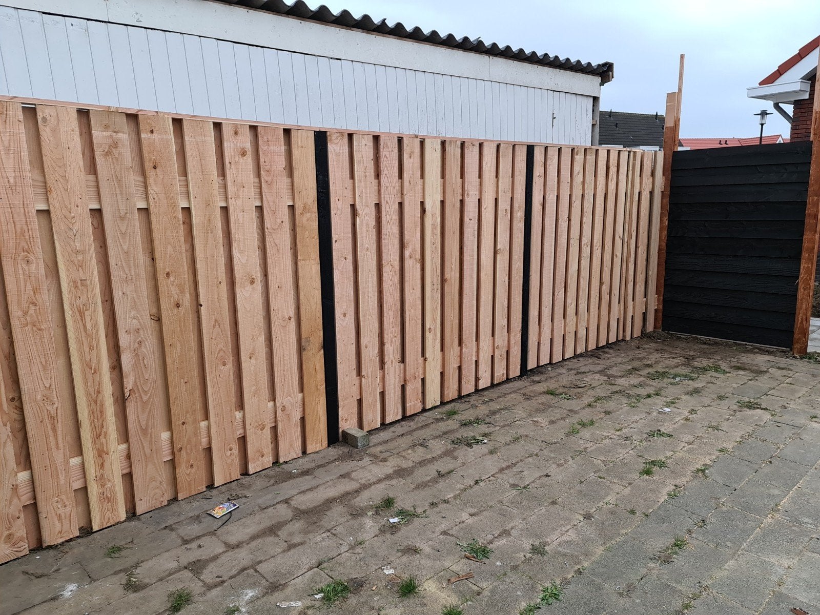 Douglas schuttingen, Ophalen, Nieuw, Hout