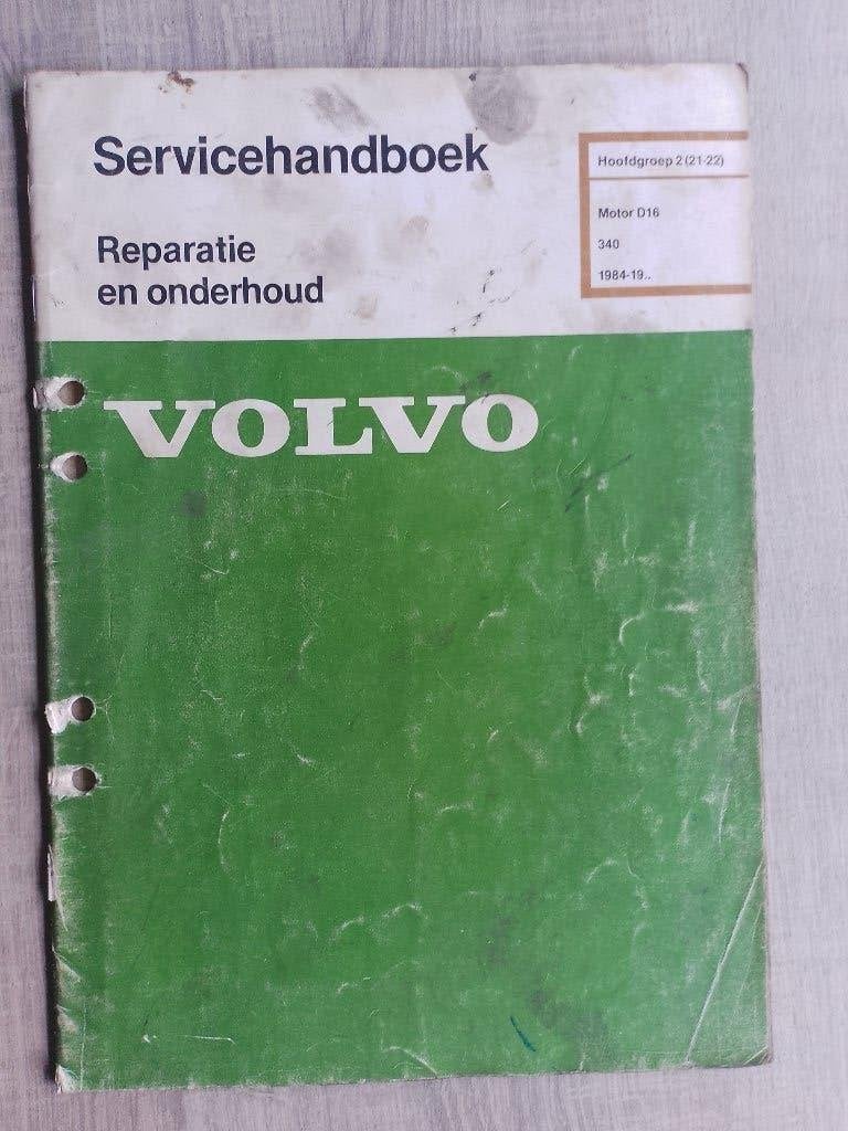 Volvo 340 dealer werkplaatsboek D16 dieselmotor, Ophalen of Verzenden, Gelezen, Volvo