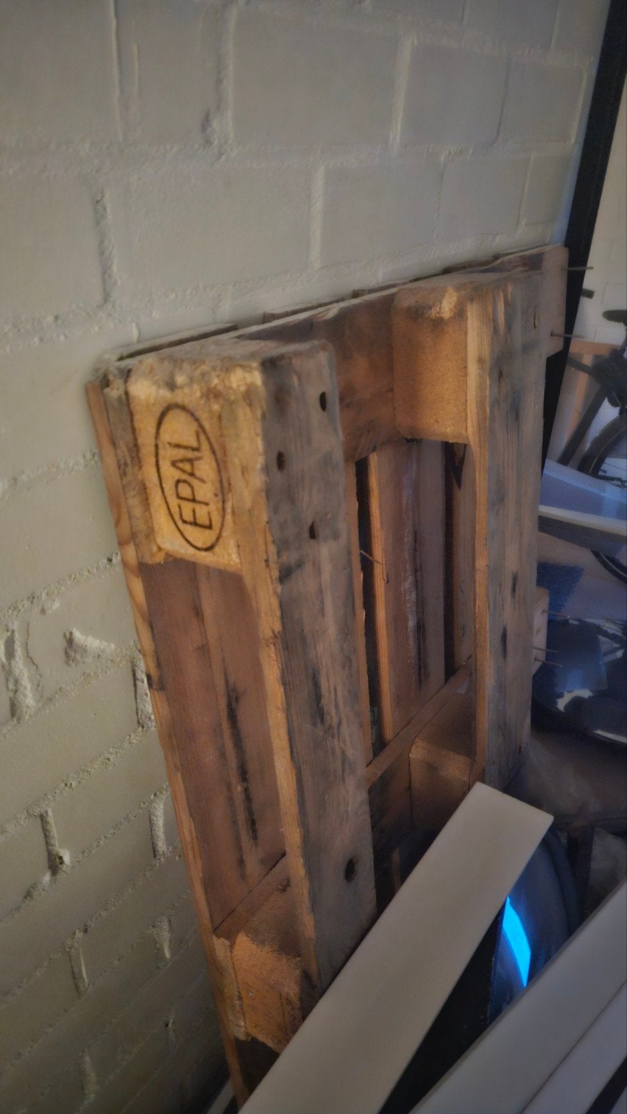 pallet, Doe-het-zelf en Verbouw, Hout en Planken, Ophalen, 50 mm of meer, Minder dan 200 cm, Vuren