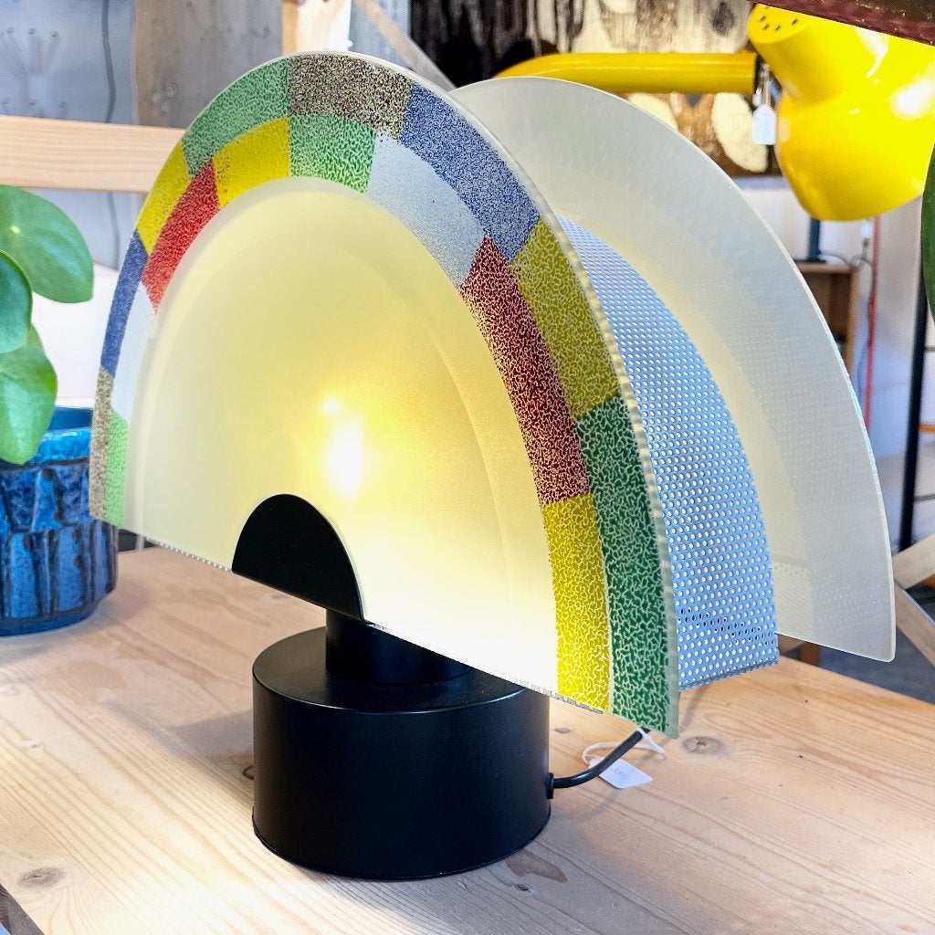 tafellamp Zonca Memphis Murano glas Italië 80s, Overige merken, -, -, Zo goed als nieuw