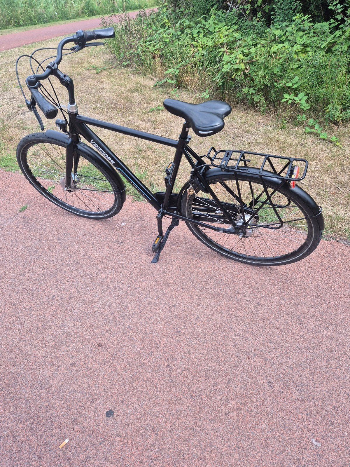 Verdoes fiets - Zwart, Gebruikt, Gebruikt, Velgrem, 53 tot 57 cm, Ophalen