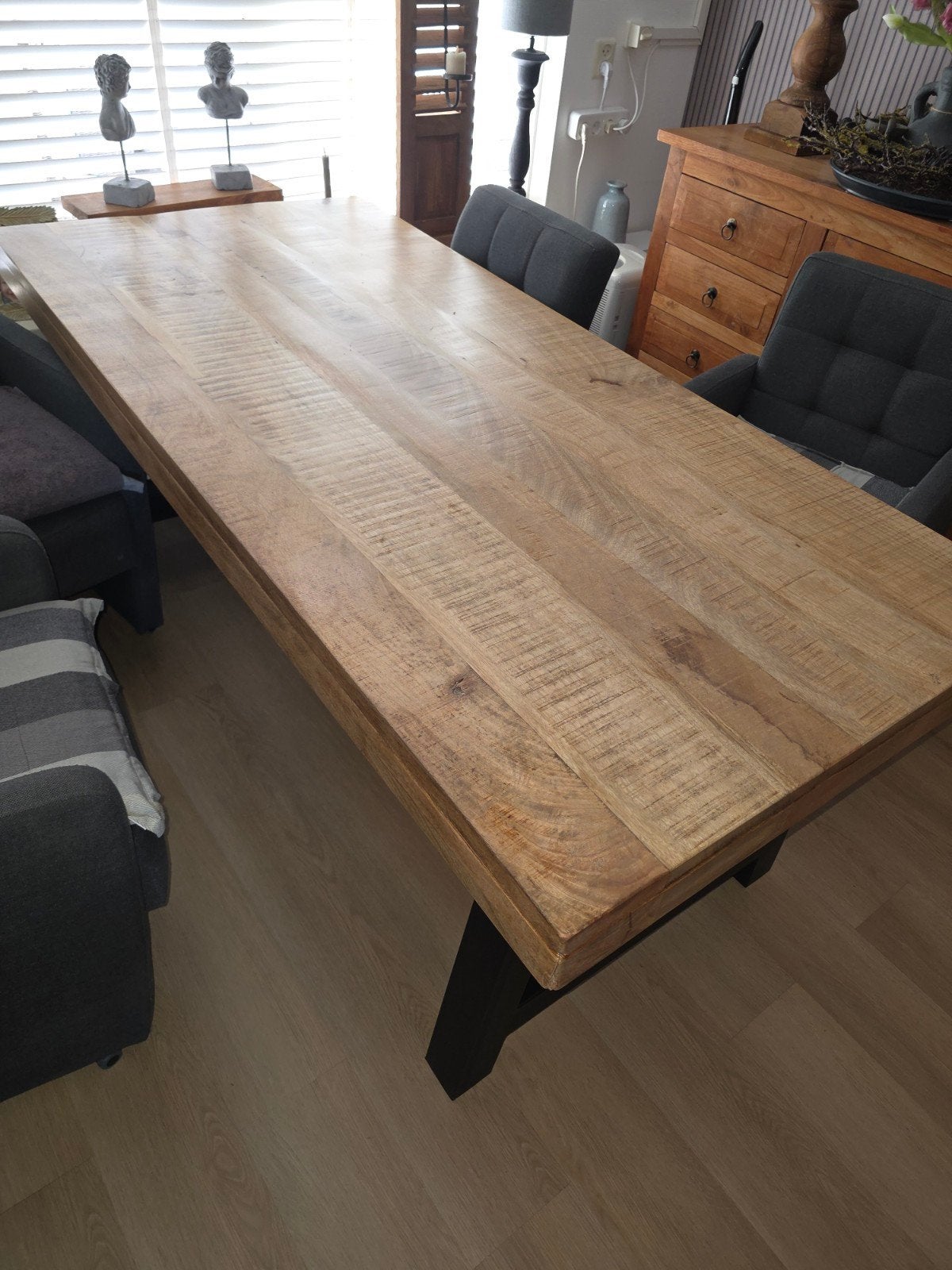 Teak eetkamertafel, Ophalen, Gebruikt, Teakhout, 50 tot 100 cm