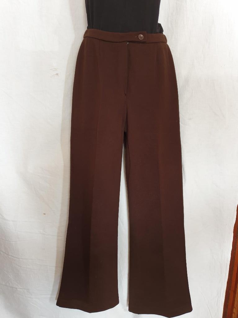 Bruine jaren 70 broek. Mt S /M Merk Crylnet, Carnaval, ., Ophalen of Verzenden, Zo goed als nieuw
