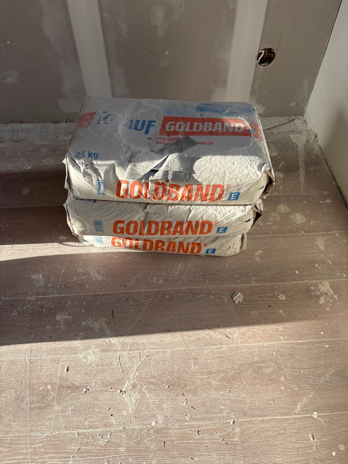 Knauf Goldband pleistergips 25 kg, Ophalen, Nieuw