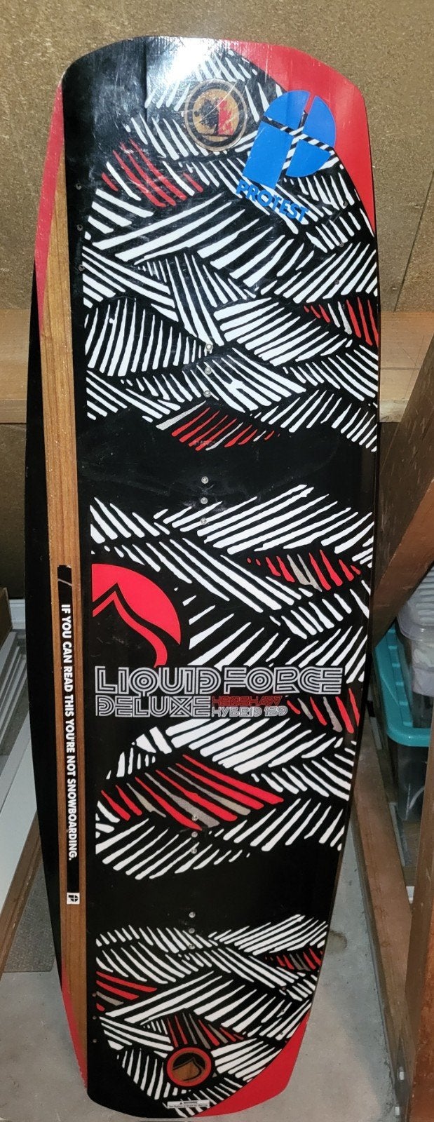 Wakeboard Liquid Force Deluxe Kevin Henshaw Pro Model Hybrid, Ophalen, Gebruikt, Board en Schoenen
