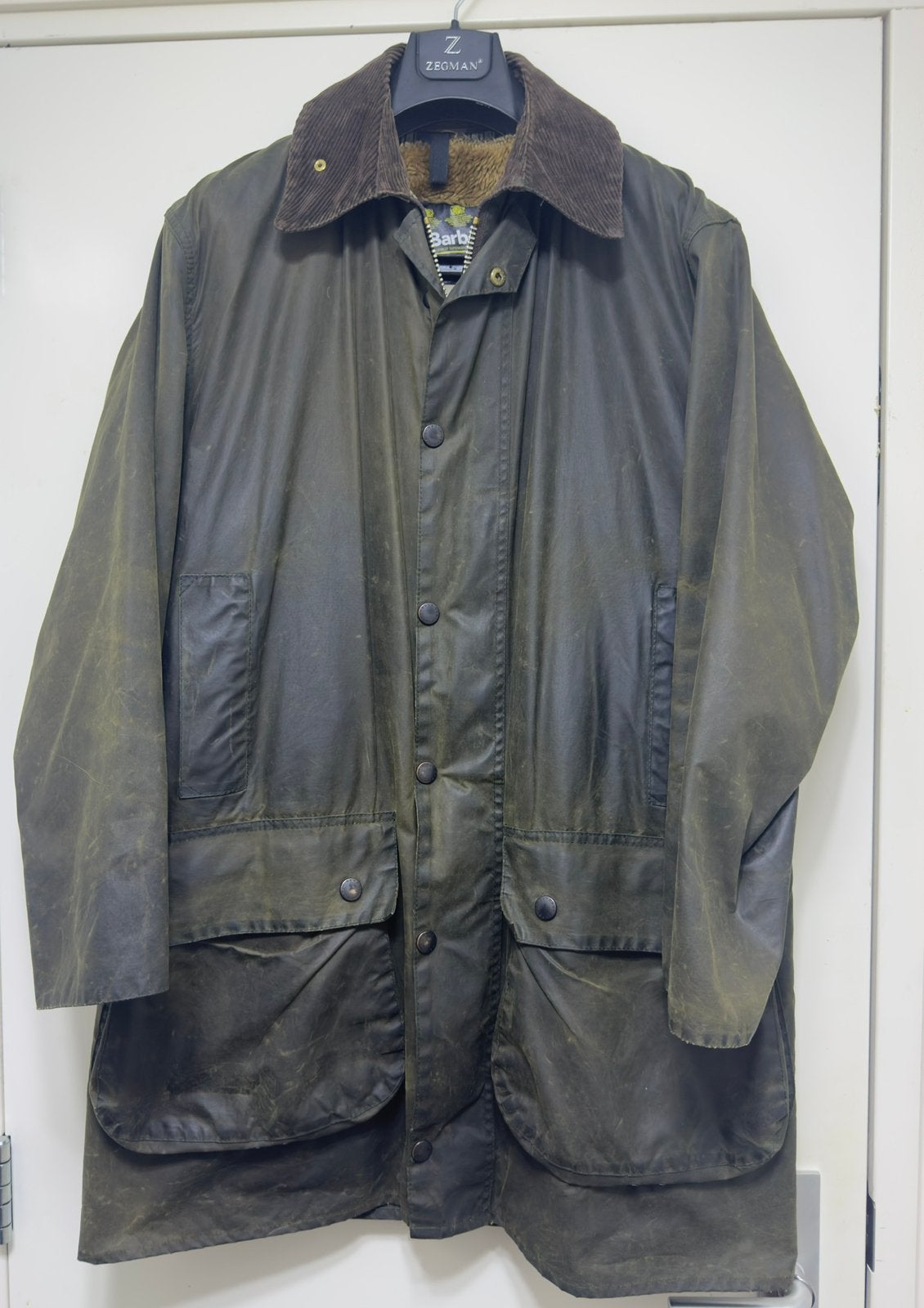 barbour border jacket, Ophalen of Verzenden, Gedragen, Groen