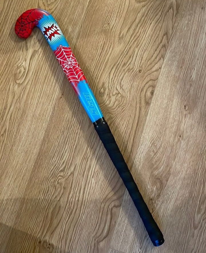 27 inch stag spiderman hockey stick, Ophalen of Verzenden, Gebruikt, Stick