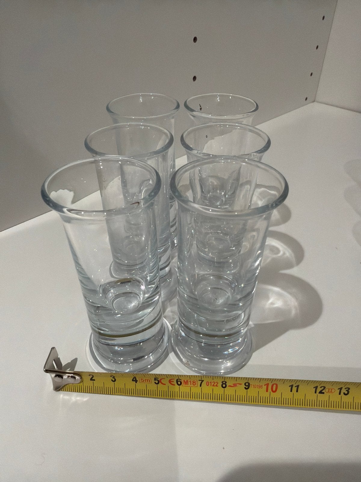 6 Holmegaard borrelglazen - helemaal gaaf, Antiek en Kunst, Antiek | Glas en Kristal, Ophalen of Verzenden
