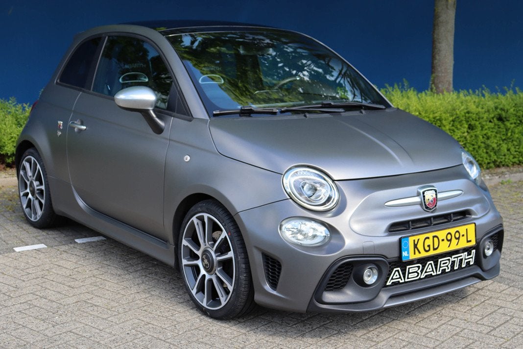 Fiat 500 1.4 T-Jet Abarth Turismo 165pk - Panorama - Grigio, Auto's, Fiat, Parkeersensor, 15 km/l, Gebruikt, 4 cilinders