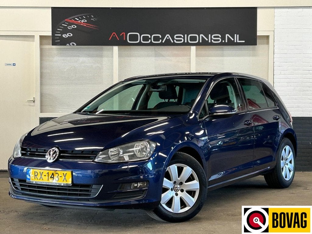 Volkswagen Golf 1.4 TSI CUP Edition + AUTOMAAT (bj 2014), Auto's, Euro 5, Stof, Gebruikt, Zwart