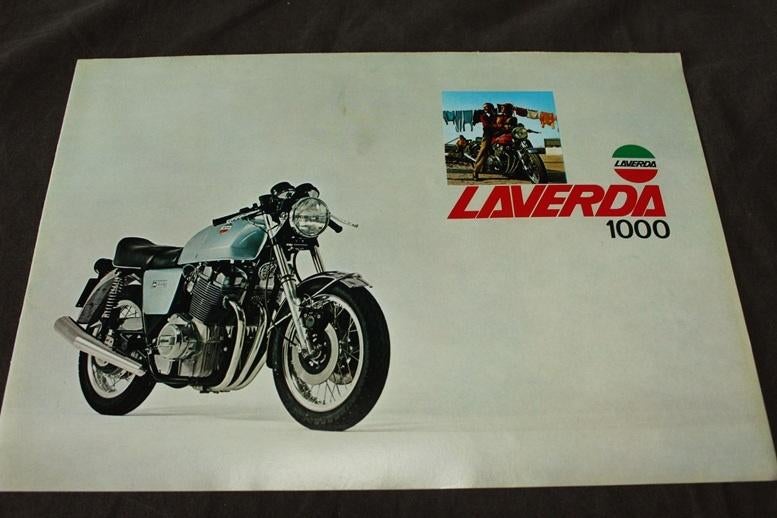 Laverda 1000 motorfiets verkoop folder, Motoren, Handleidingen en Instructieboekjes, Ophalen of Verzenden, Overige merken