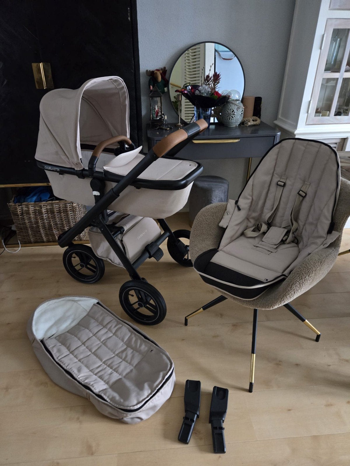 kinderwagen Dubatti zand set, Ophalen of Verzenden, Overige merken, Luchtbanden