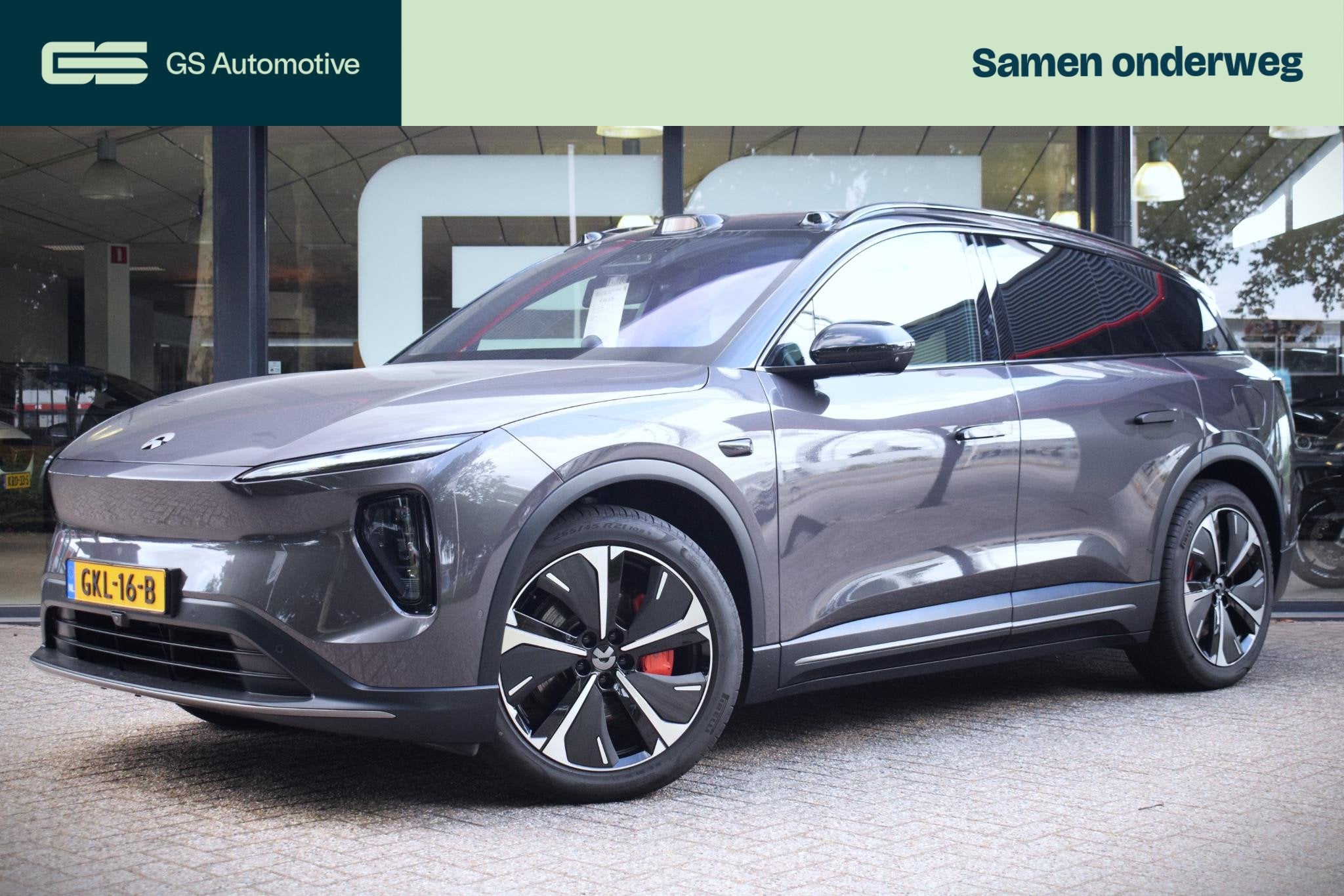 NIO EL6 100 kWh 1e eig FULL OPTIONS, BTW AUTO, UNIEK IN NL, Auto's, NIO, Automaat, 100 kWh, Origineel Nederlands, 489 pk