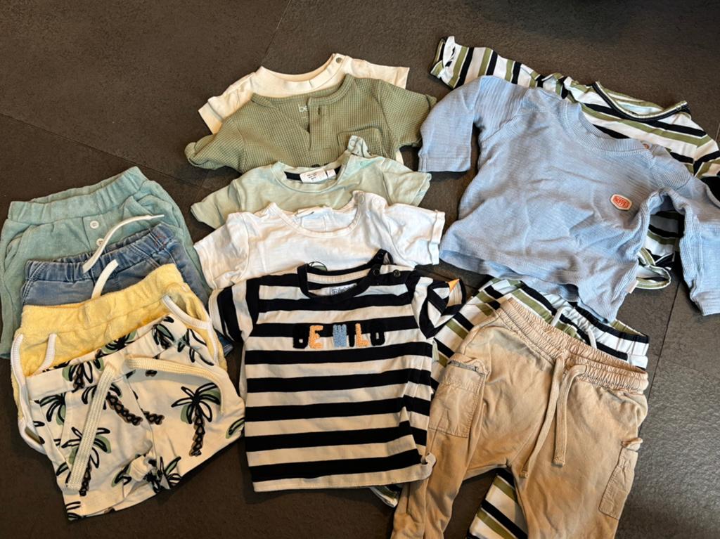 Babykleding jongens mt 62 feetje noppies bess, Ophalen of Verzenden, Zo goed als nieuw, Maat 62