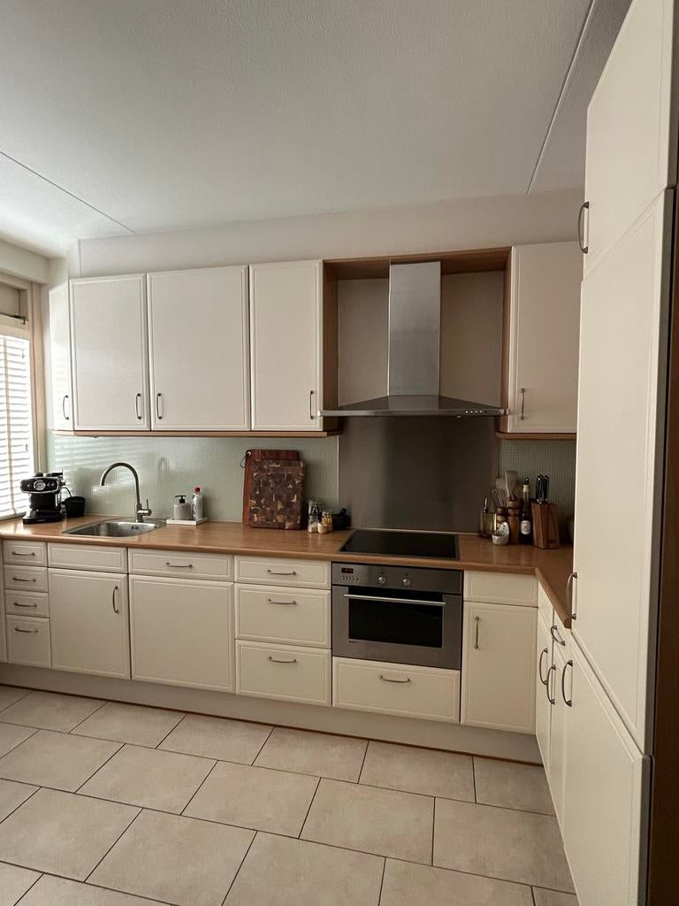 Complete hoekkeuken met inbouwapparatuur, Ophalen, Gebruikt, Hoekkeuken, Hout