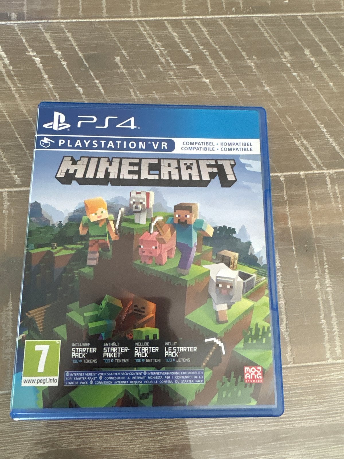 Minecraft PS4 /PS5 - Bouw, verken en overleef in jouw wereld, Virtual Reality, Eén computer, Ophalen of Verzenden, Zo goed als nieuw