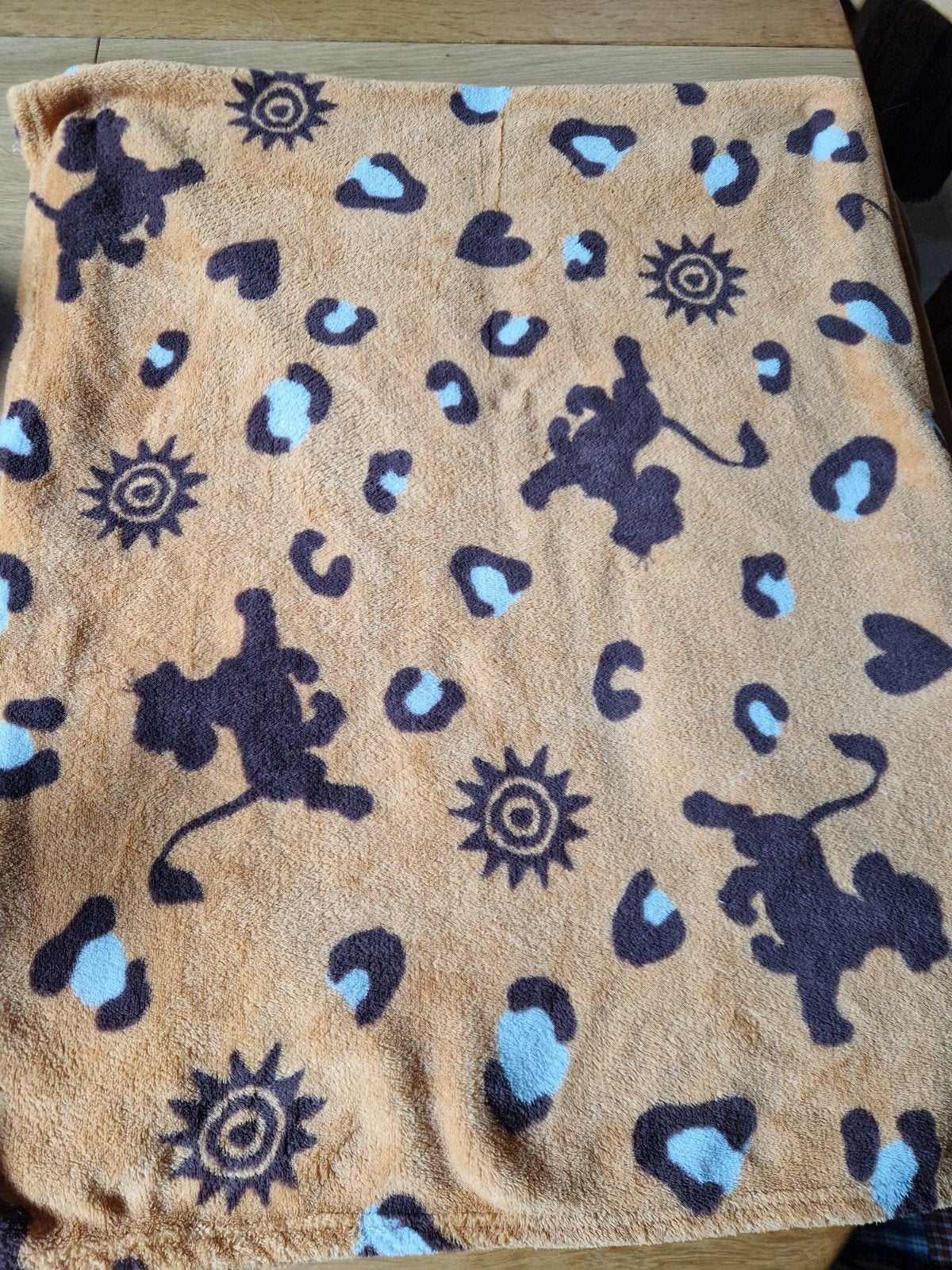 PANTER PLAID, Fleecedeken, 120 cm, Fleece, Bruin