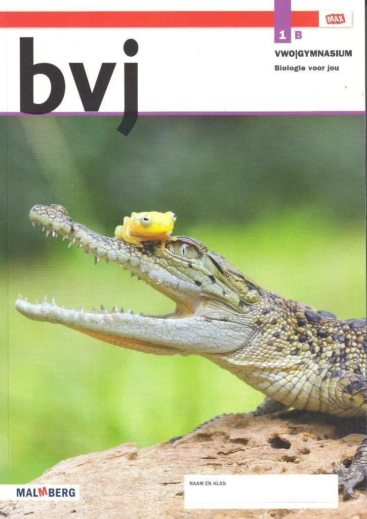 BIOLOGIE Voor Jou VWO/GYM 1B MAX Leeropdrachtenboek (nieuw), VWO, Verzenden, Malmberg, Biologie