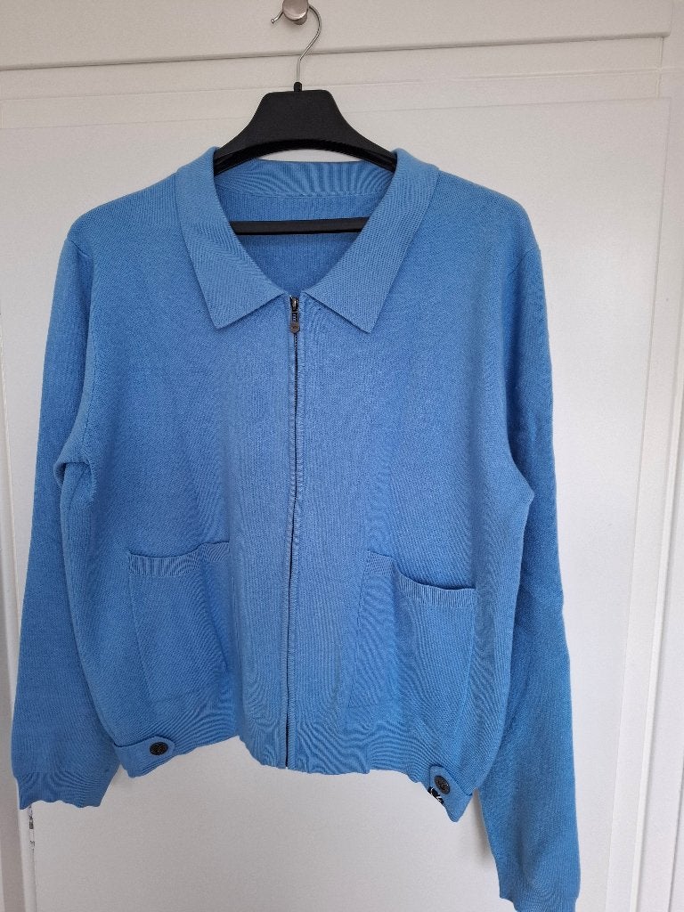 Zoso bomberjasje blauw xxxl zgan, Blauw, Maat 46/48 (XL) of groter, Ophalen of Verzenden, Zo goed als nieuw