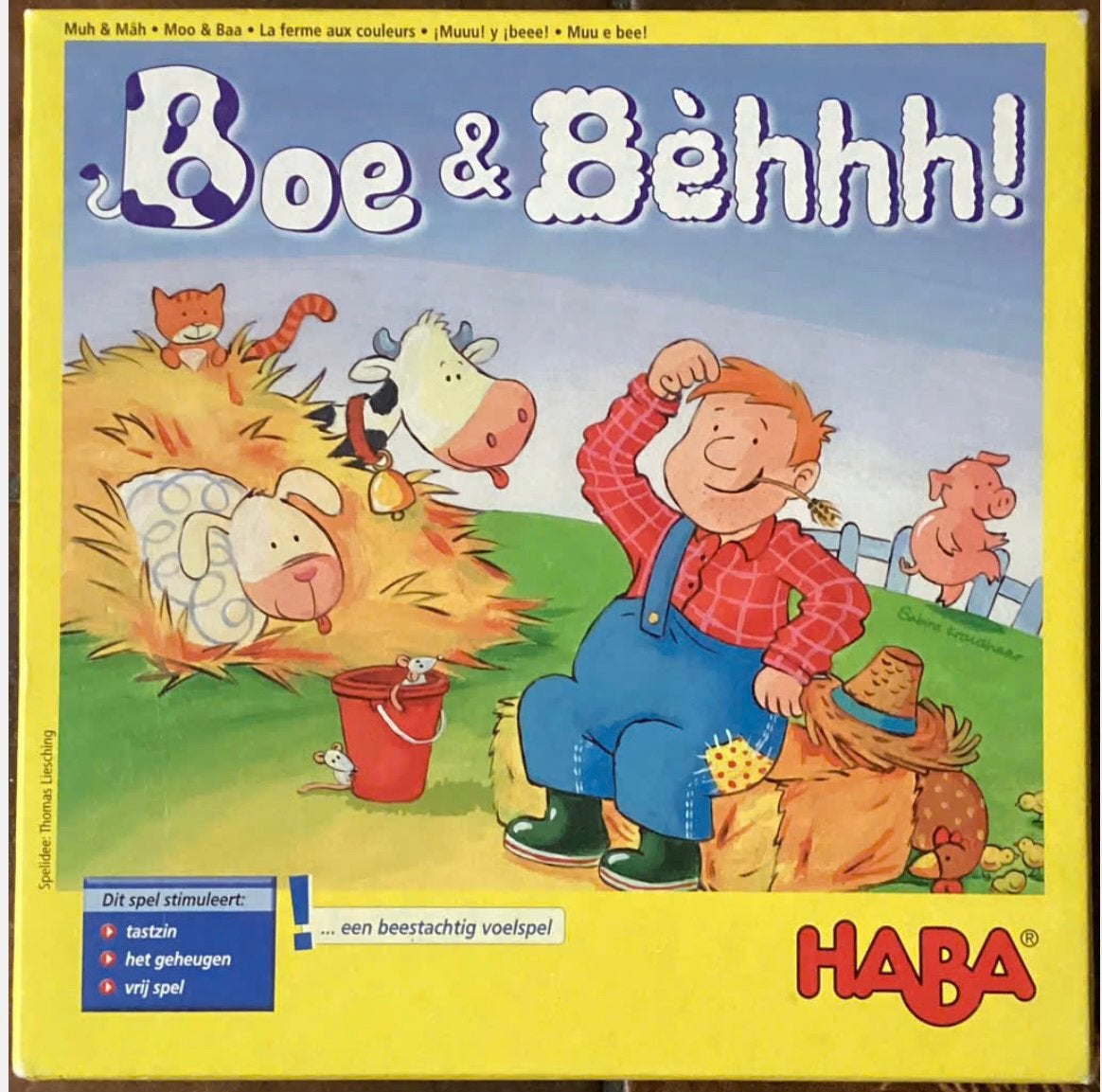 HABA – Boe en Beh!!! Vanaf 3 jaar, Ophalen of Verzenden, Zo goed als nieuw