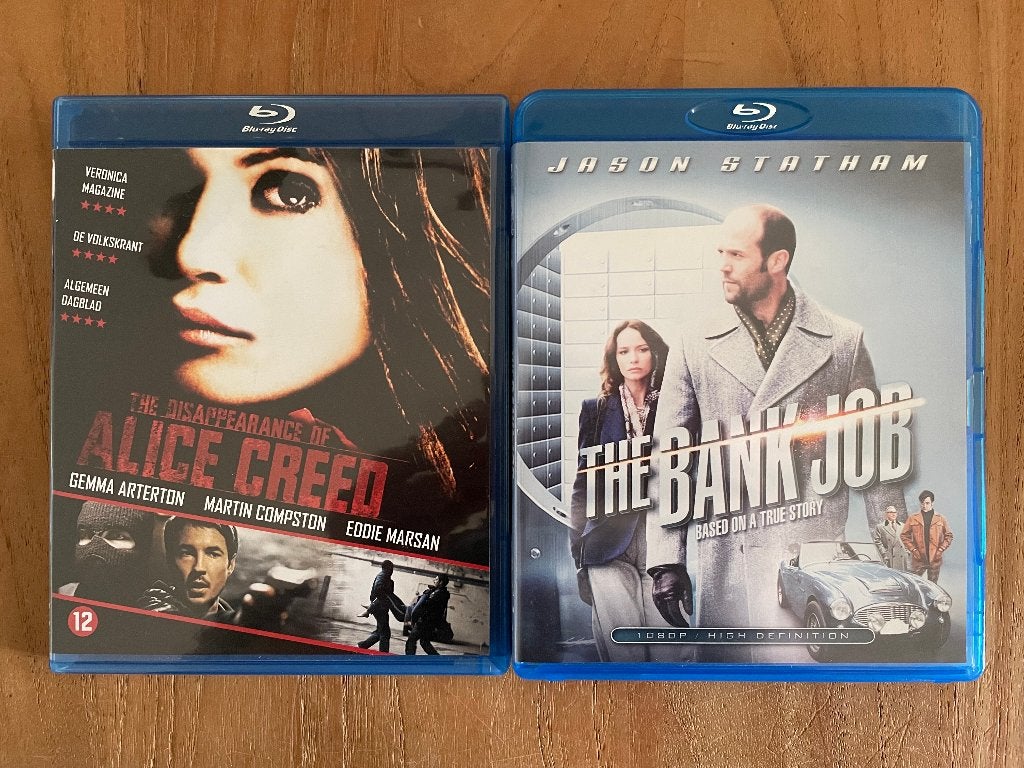 2x Blu-Ray: The Bank Job / Alice Creed, Engels, Nederlands, Film, Actie
